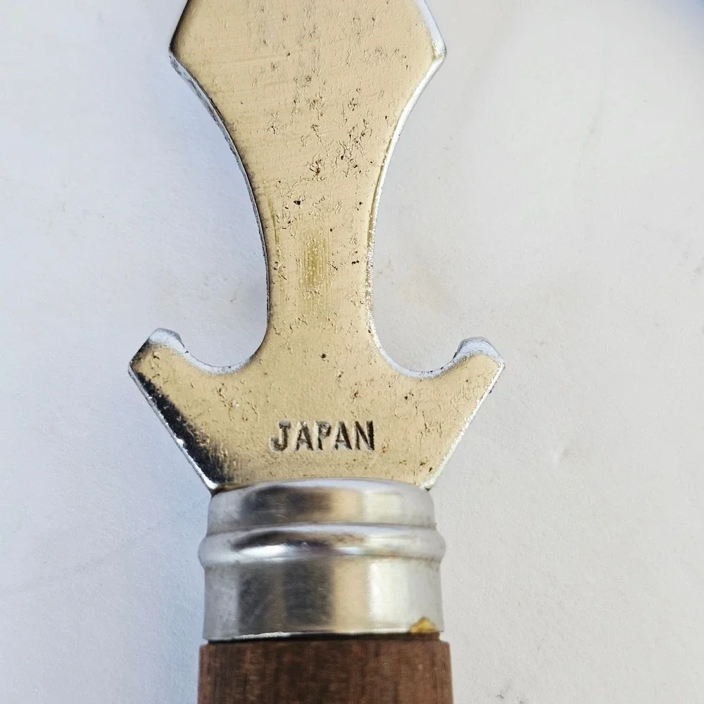 Vintage Japan Halberd Battle Axe Letter Opener Bottle Opener Medieval Gothic